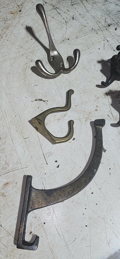 Misc.. Old Coat Hooks Vintage Rustic lot X (9)