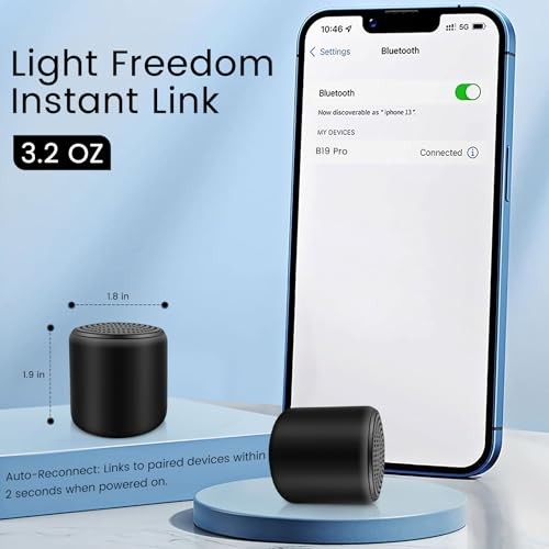 Mini Bluetooth Speaker – Small Portable Tiny Bluetooth Speakers Wireless with