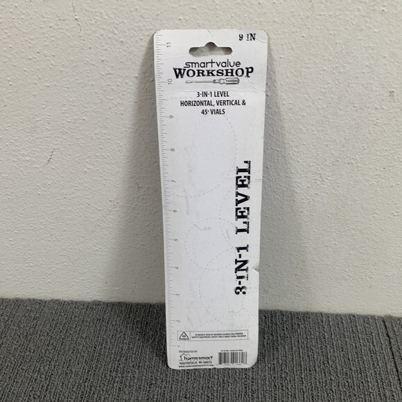 3 in 1 Level 9 Inch Horizontal Vertical 45 Degree Vials Smartvalue Workshop New