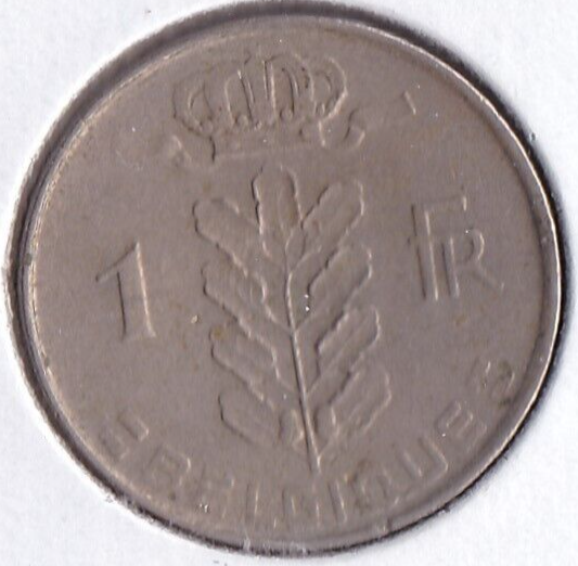 1956 Belgium 1 Franc