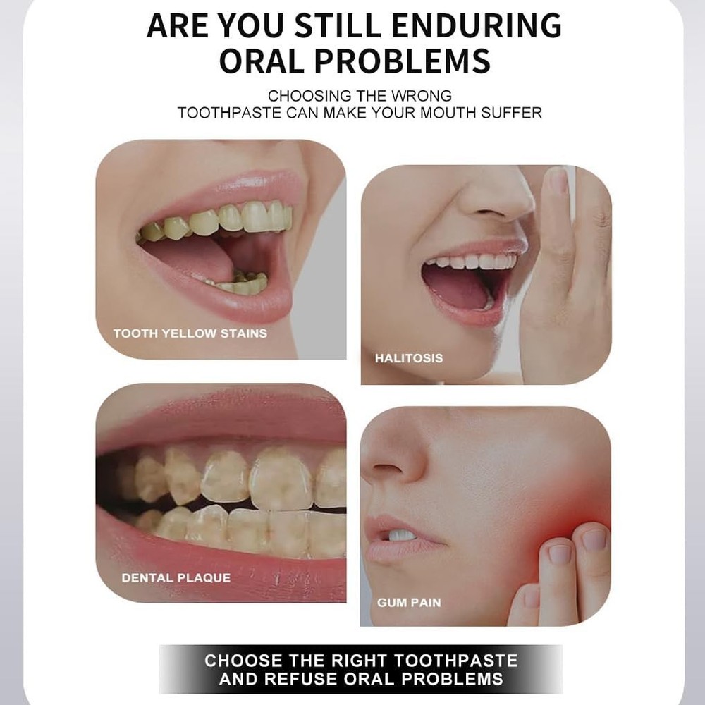 2 Pack Hydroxyapatite Toothpaste 7.5% Fluoride Free for Sensitive Teeth Enamel C