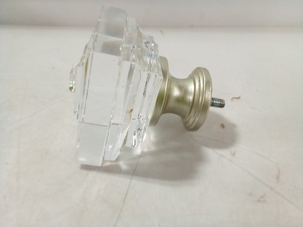 Decorative Rod Set Clear Square Ends - Just Ends