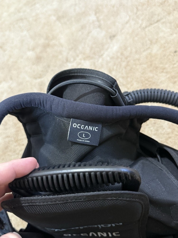 Oceanic Excursion QLR-3 Scuba Dive Pack. BIOFLEX Black, Size Large.