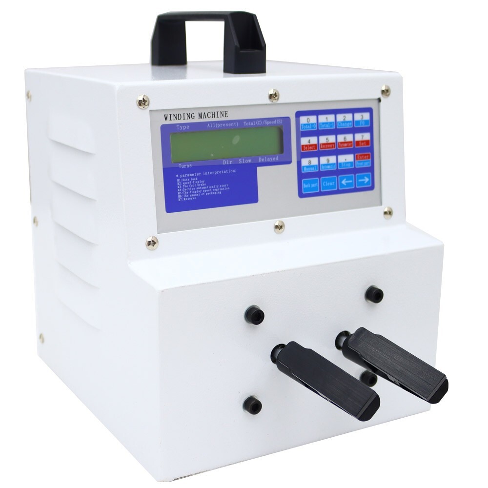 TECHTONGDA Double Station High-speed Wire Twisting Machine Speed Adjust 110V