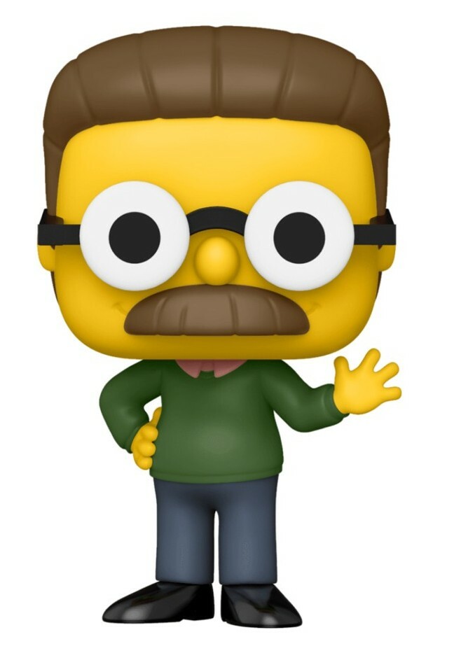 Funko POP Ned Flanders The Simpsons Hot Topic Exclusive #833 +protector