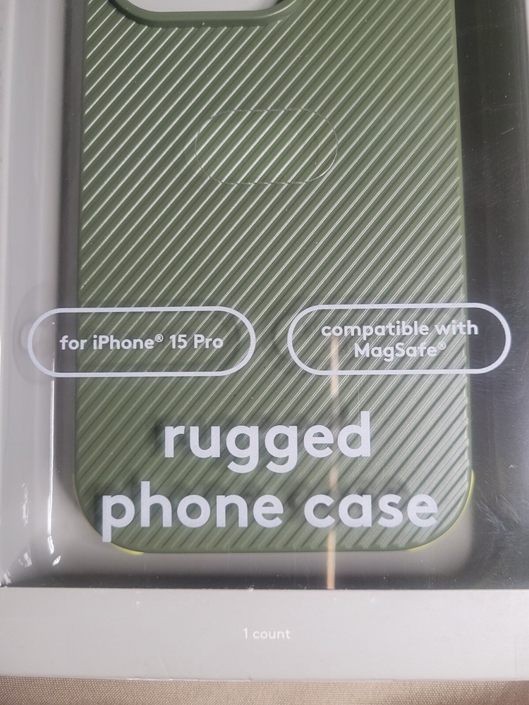 Heyday iPhone 15 Pro Rugged Case w MagSafe - Olive