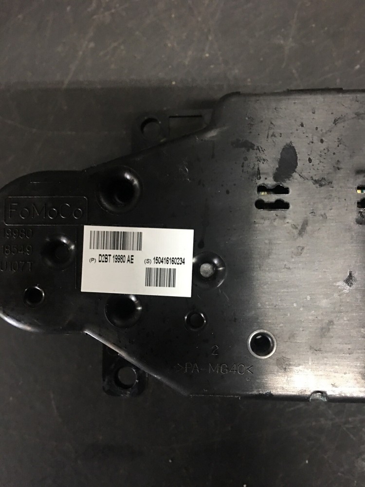 2015 Ford Fiesta Heater AC Temperature Climate Control Panel OE