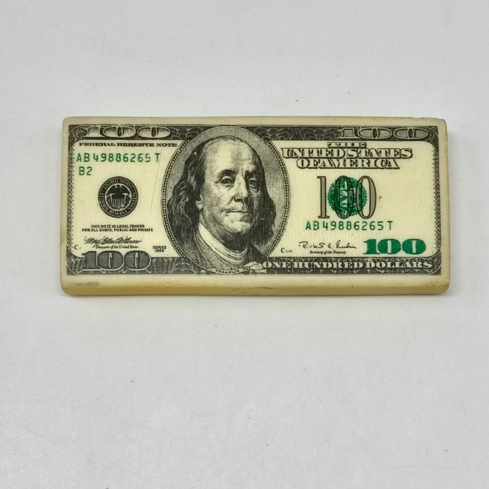 100 Dollar Bill Eraser - Previously Used