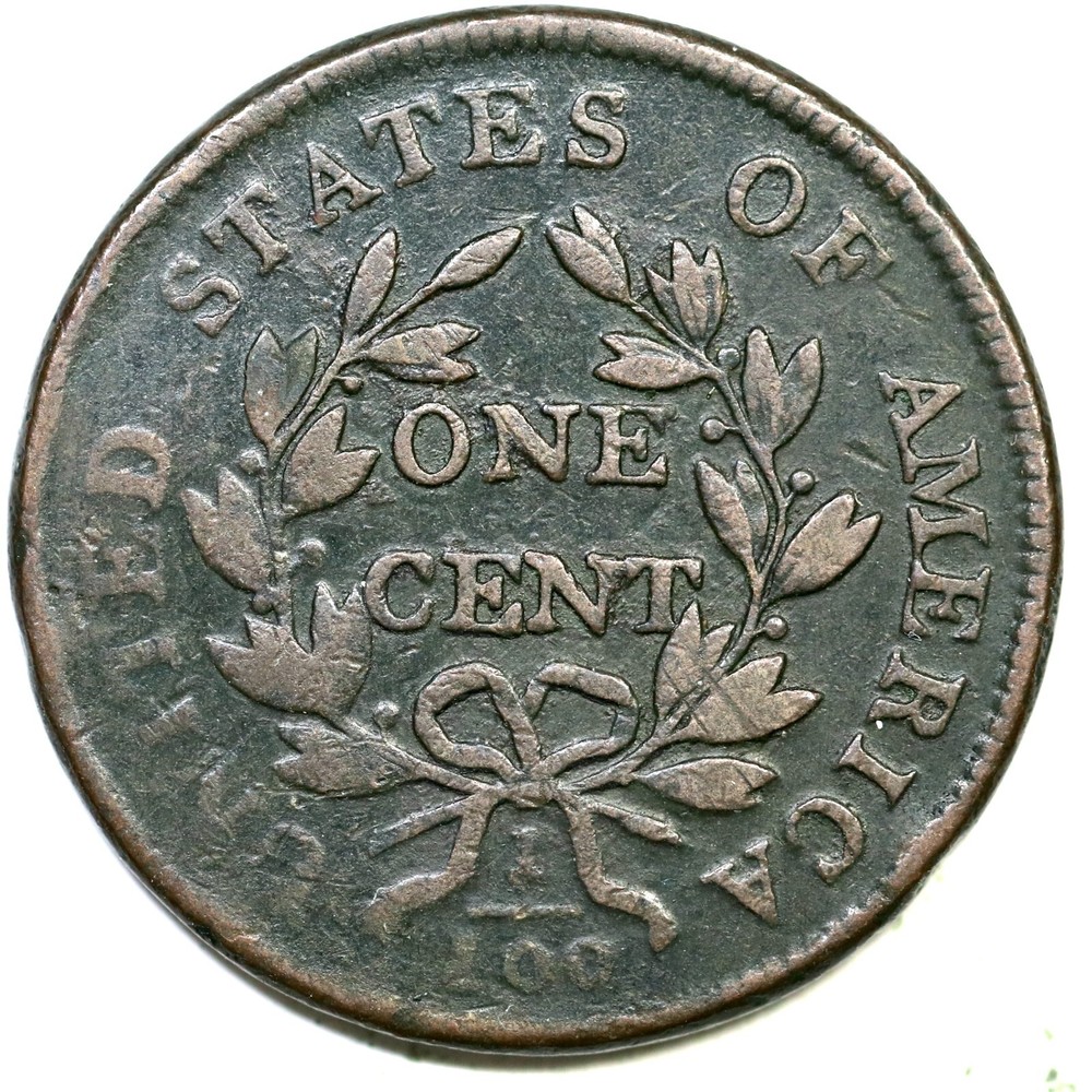 1802 S-235 R-3 Draped Bust Large Cent Coin 1c