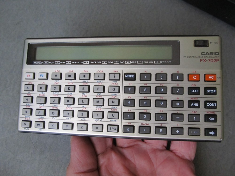 2x Casio FX-702P Programmable Calculator w/FA-2 Cassette Interface & FP-10 Print