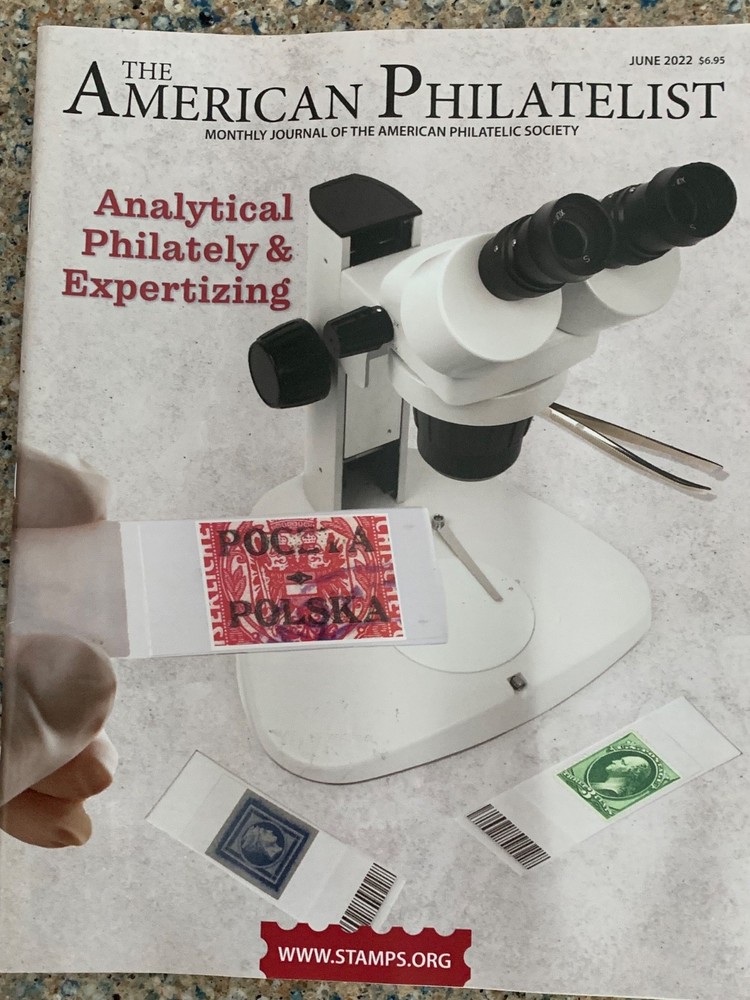 American Philatelist Magazine  2022,  June