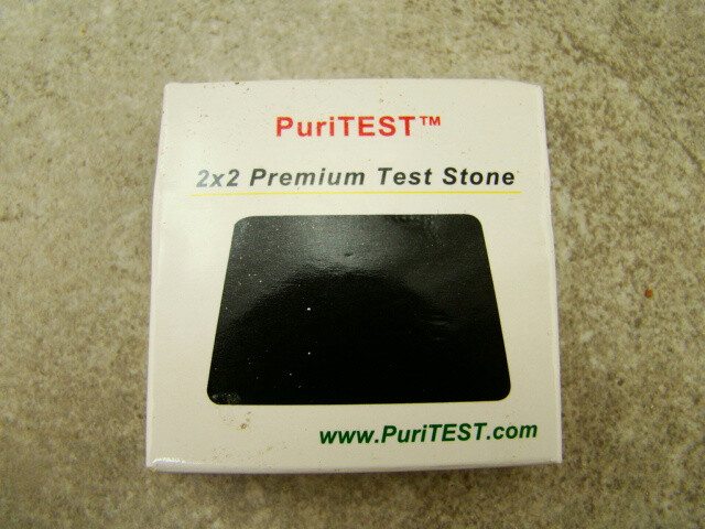 10K Gold Solution - Test Stone & Instructions
