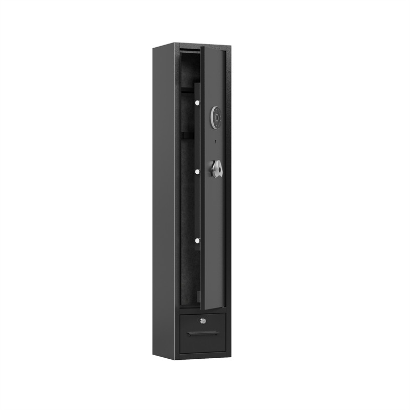 4 - Gun Capacity Rifle Safe Digital Lock for Quick Access Removable Shelf