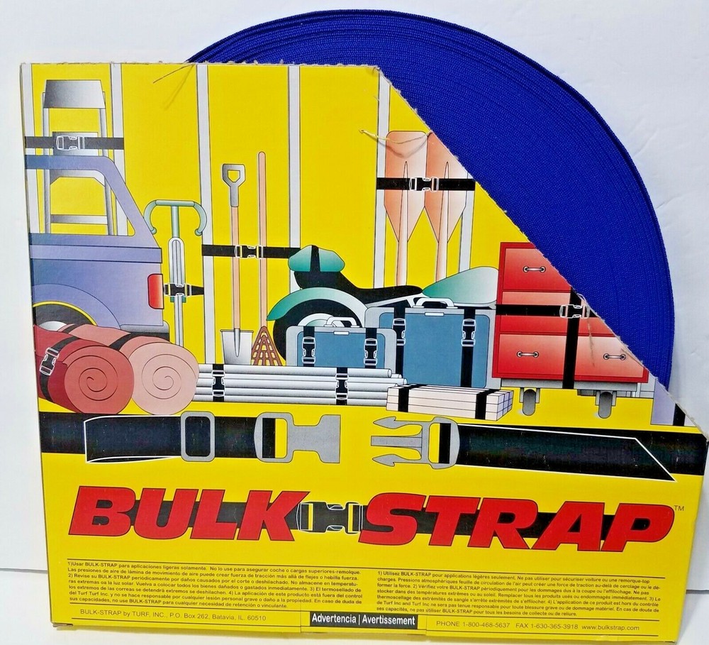 Bulk-Strap polypropylene BLUE 200 lbs. Capacity Webbing 1 in. x 300 ft.