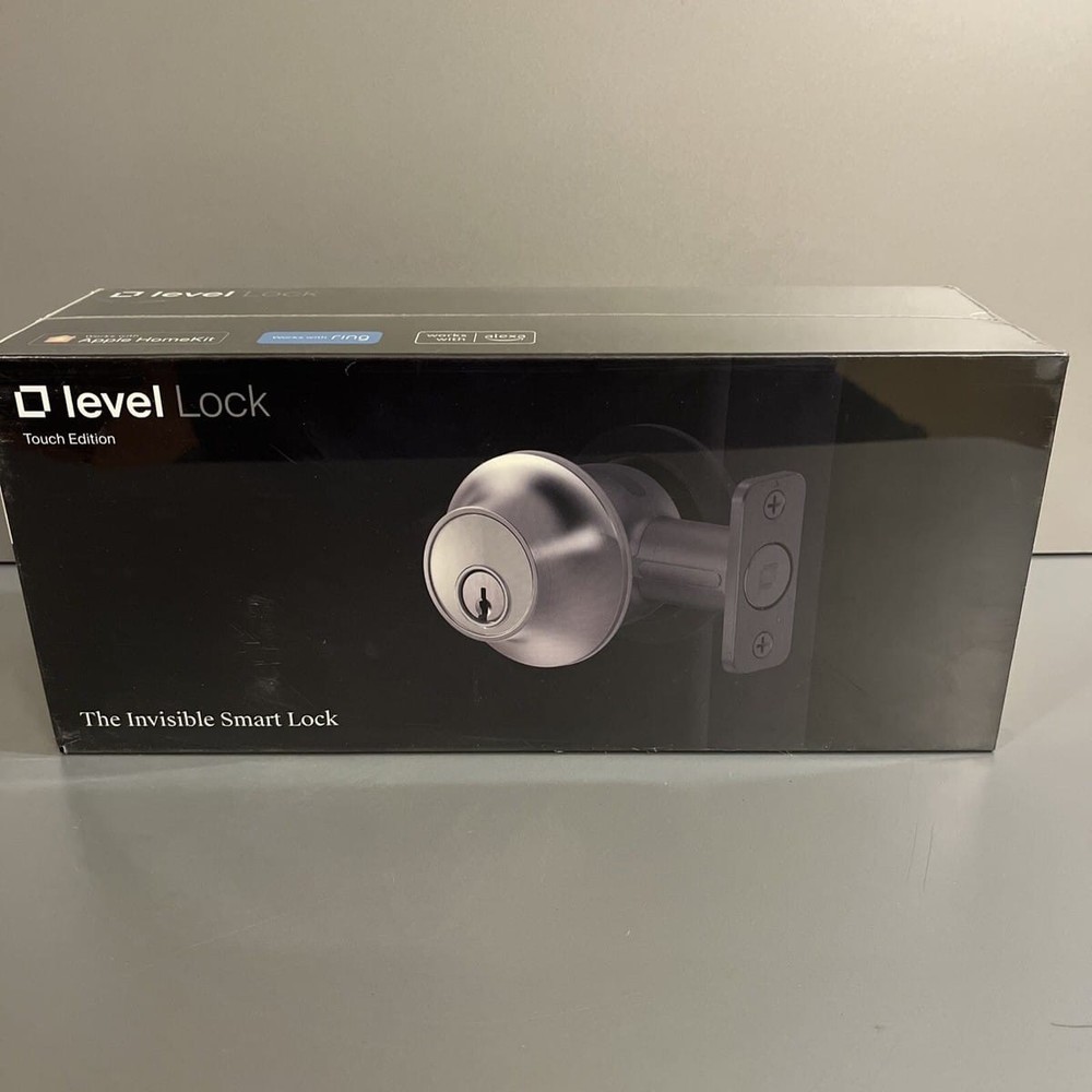 Level Lock Touch Edition Keyless Smart Door Lock Matte goldHomeKit Ring Alexa