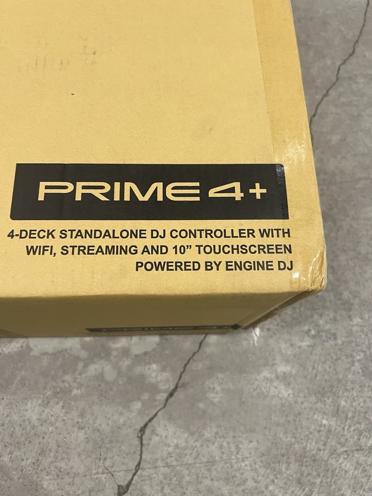 Denon DJ PRIME 4+ Standalone 4-Deck DJ Controller - Black