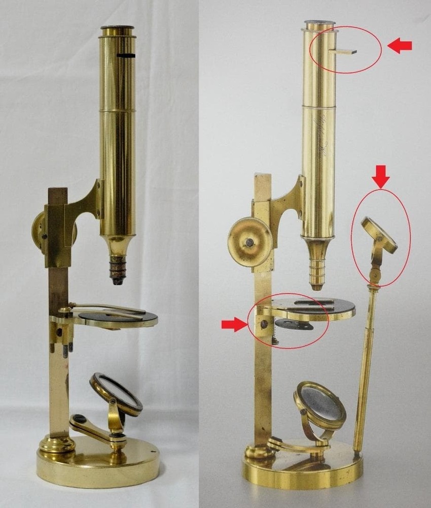 Antique Microscope No. 12: Simon Plössl's "Achromatic" Microscope