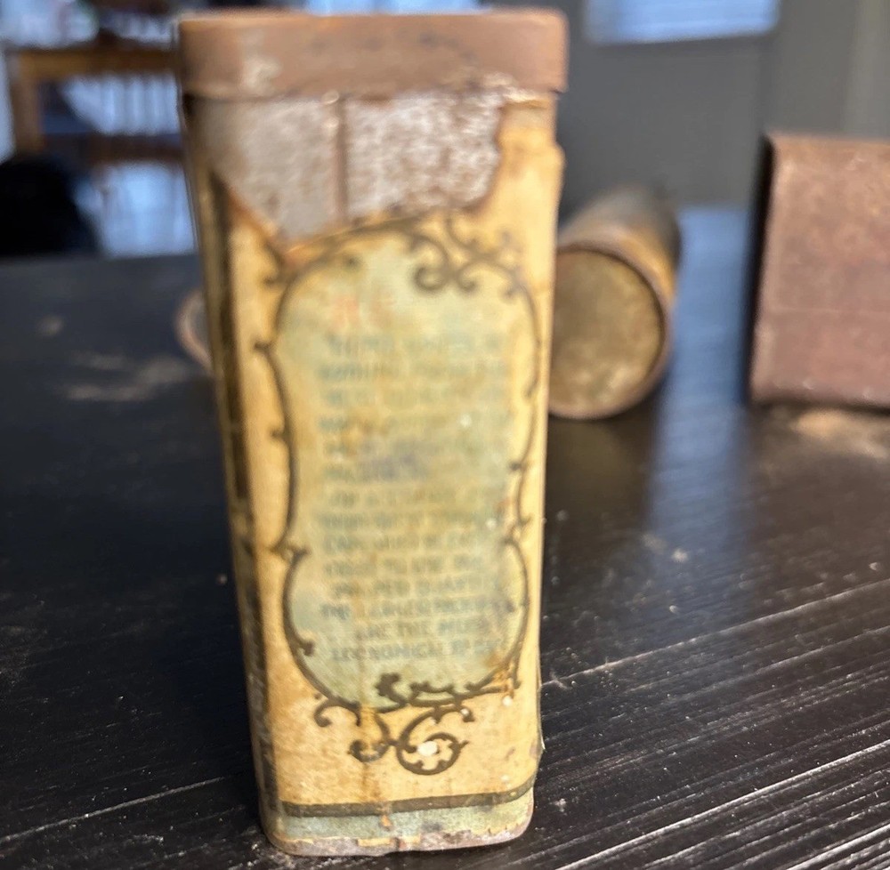 Antique tins Containers