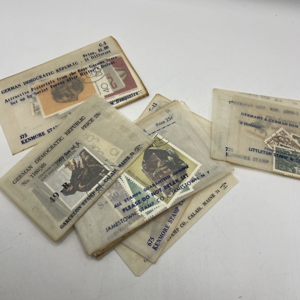 Vintage Worldwide Stamp Collection