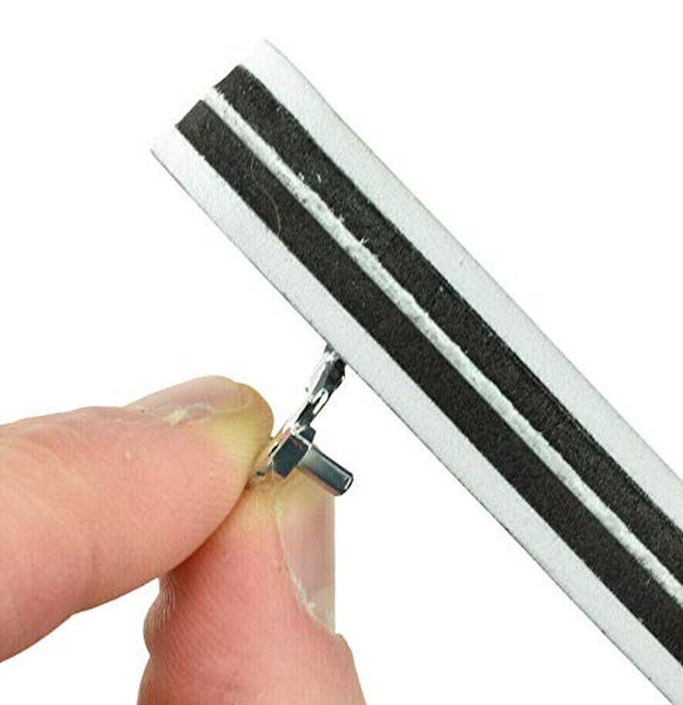 Tri-Grit Plastic Model Burr Remover Sanding Stick File - 5 Pack