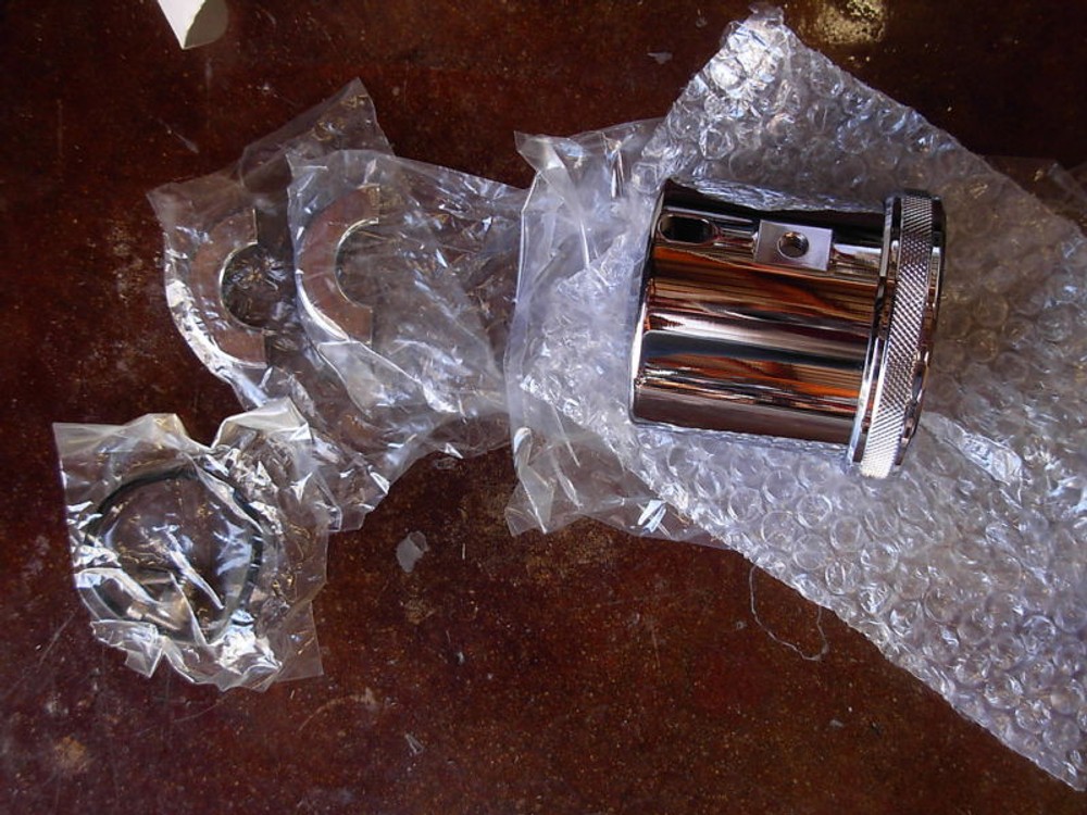 CHROME MNI GAUGE/SPEEDO MOUNT