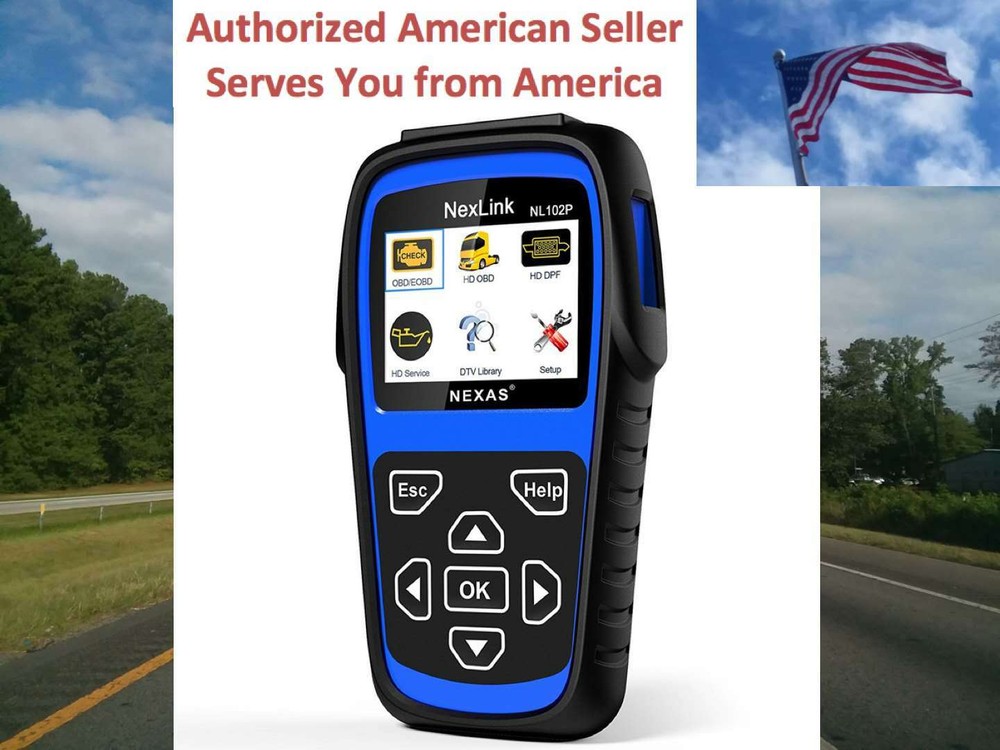 NEXAS NL102P HEAVY DUTY HD TRUCK DIAGNOSTIC SCANNER TOOL CAR CODE READER DPF