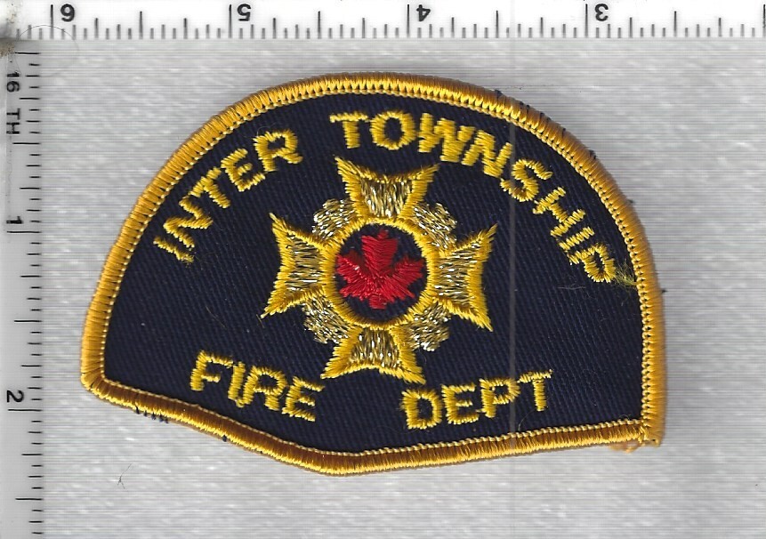 Inter Township Fire Department (Ontario, Canada)  Shoulder Patch