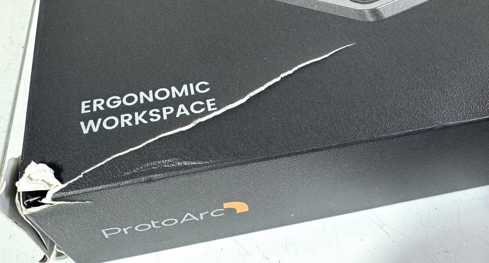New- ProtoArc Bluetooth Ergonomic Keyboard Mouse, EKM04 Wireless (Black)