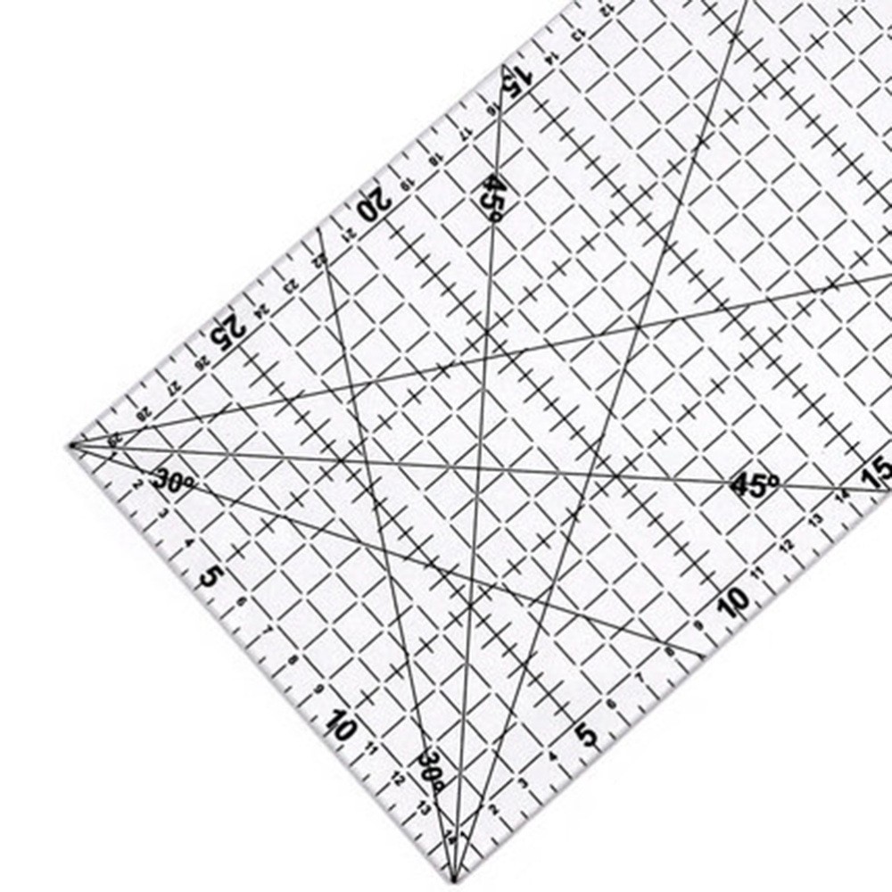Pattern Making Ruler Patchwork Quilting Quilted Hemming for Sewing