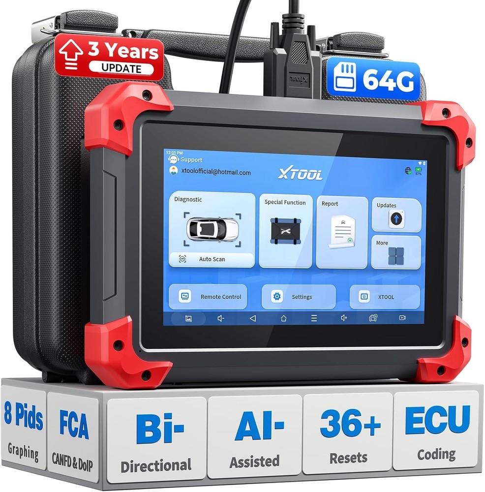 2026 XTOOL D7 OBD2 Car Bidirectional Scanner Full Diagnostic Tool Key Programmer