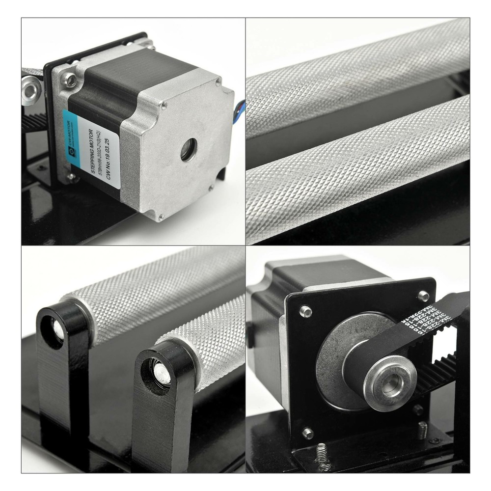 OMTech CNC Rotation Axis Rotary Attachment for CO2 Engraving Cutting Machine