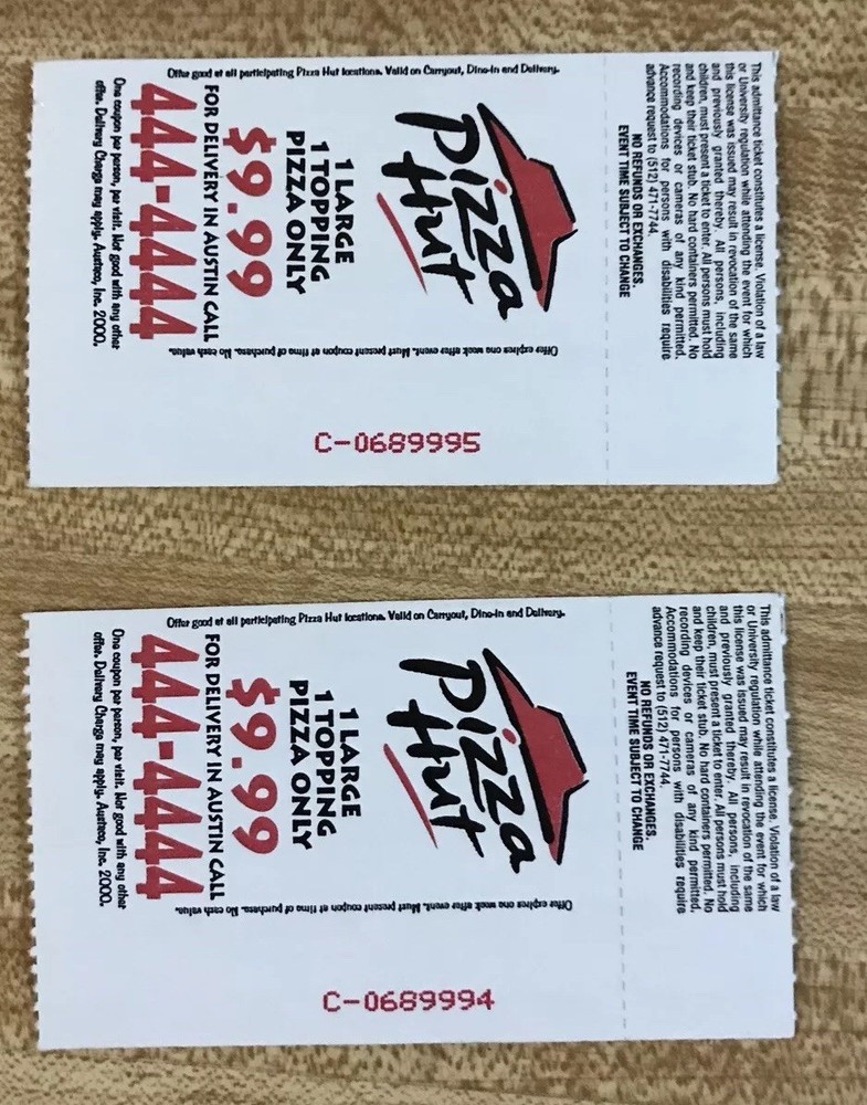 KISS Concert Farewell Tour Ticket Stubs Aug 17, 2000 Austin Texas