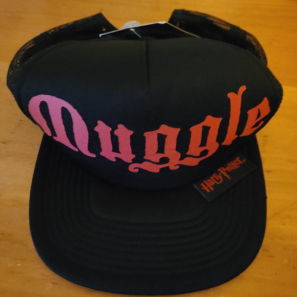 Harry Potter Hat, New With Tags, Muggle Cap, Adjustable Hat, Warner Bros