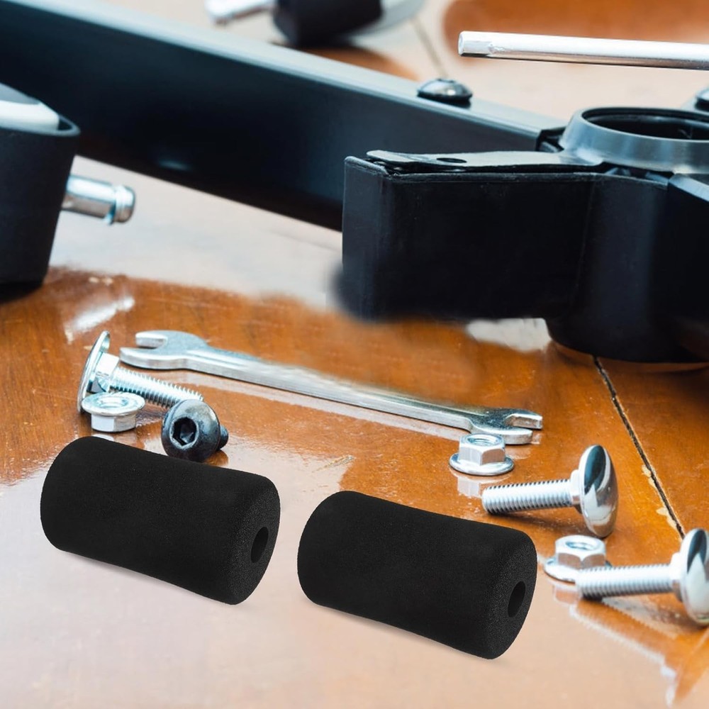 4Pcs Foam Foot Pads Rollers Replacement Roller Pad for Leg Extension Sponge C...