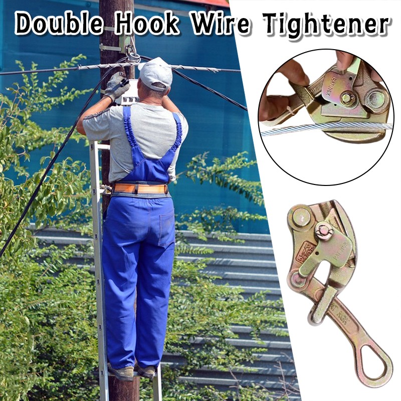 Cable Grip Steel Wires Puller 2 Ton Cable Puller Tool for 4-22 mm Wire Rope