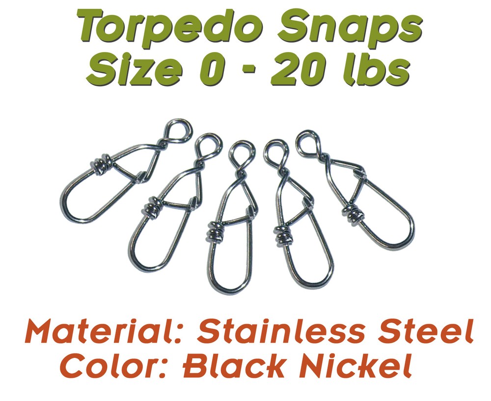 Torpedo Snap Size 0 - 20lb 20-Pack