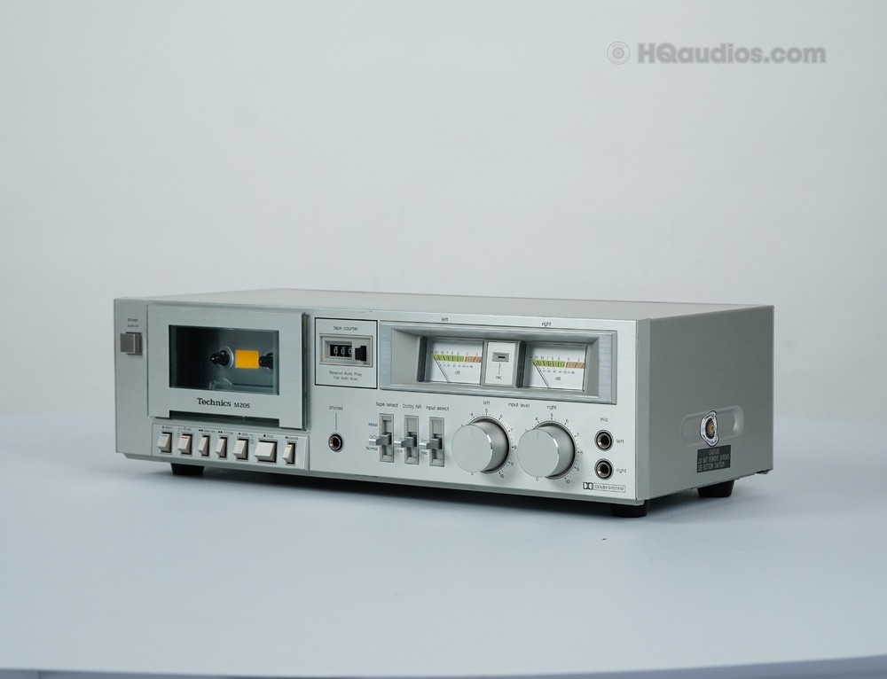 Technics M205 Stereo Cassette Deck – Fully Serviced & Restored – 1-Year WRT