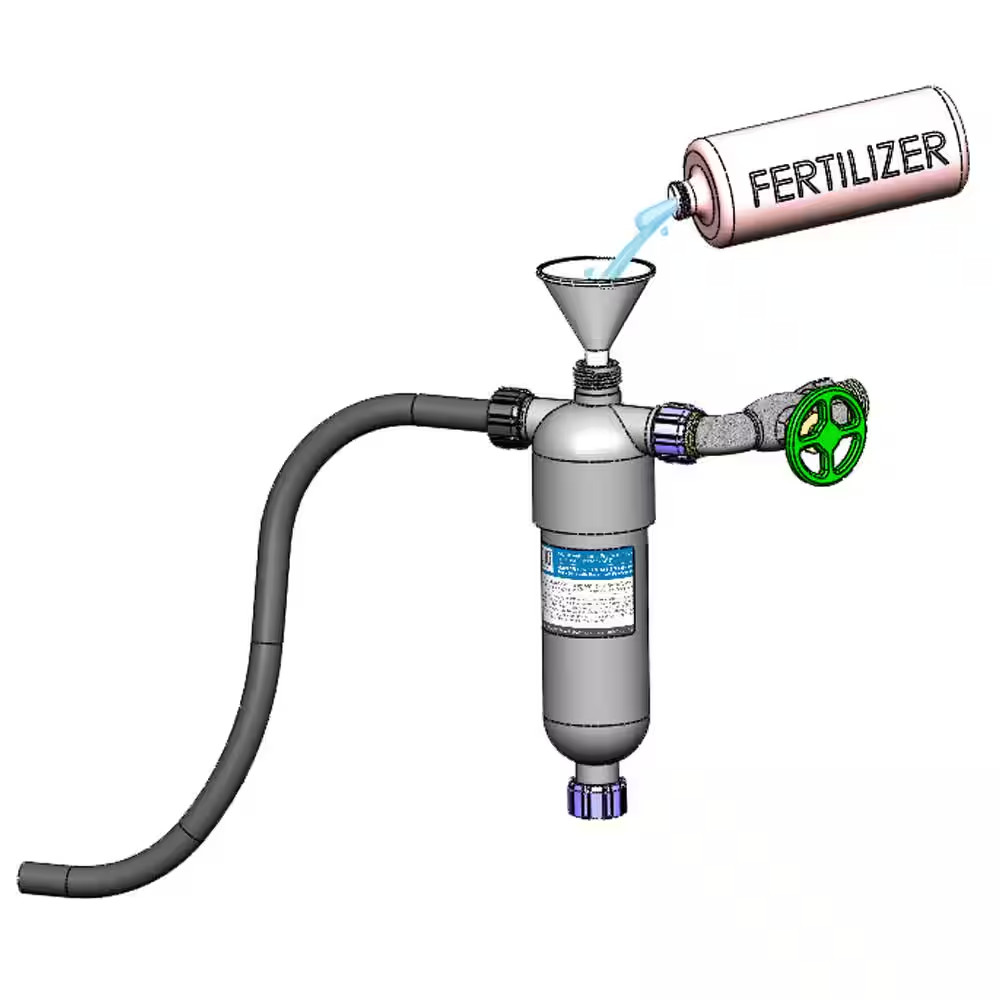 ¾ FHT X MHT Automatic Fertilizer Applicator/Injector With Backflow Device, 1