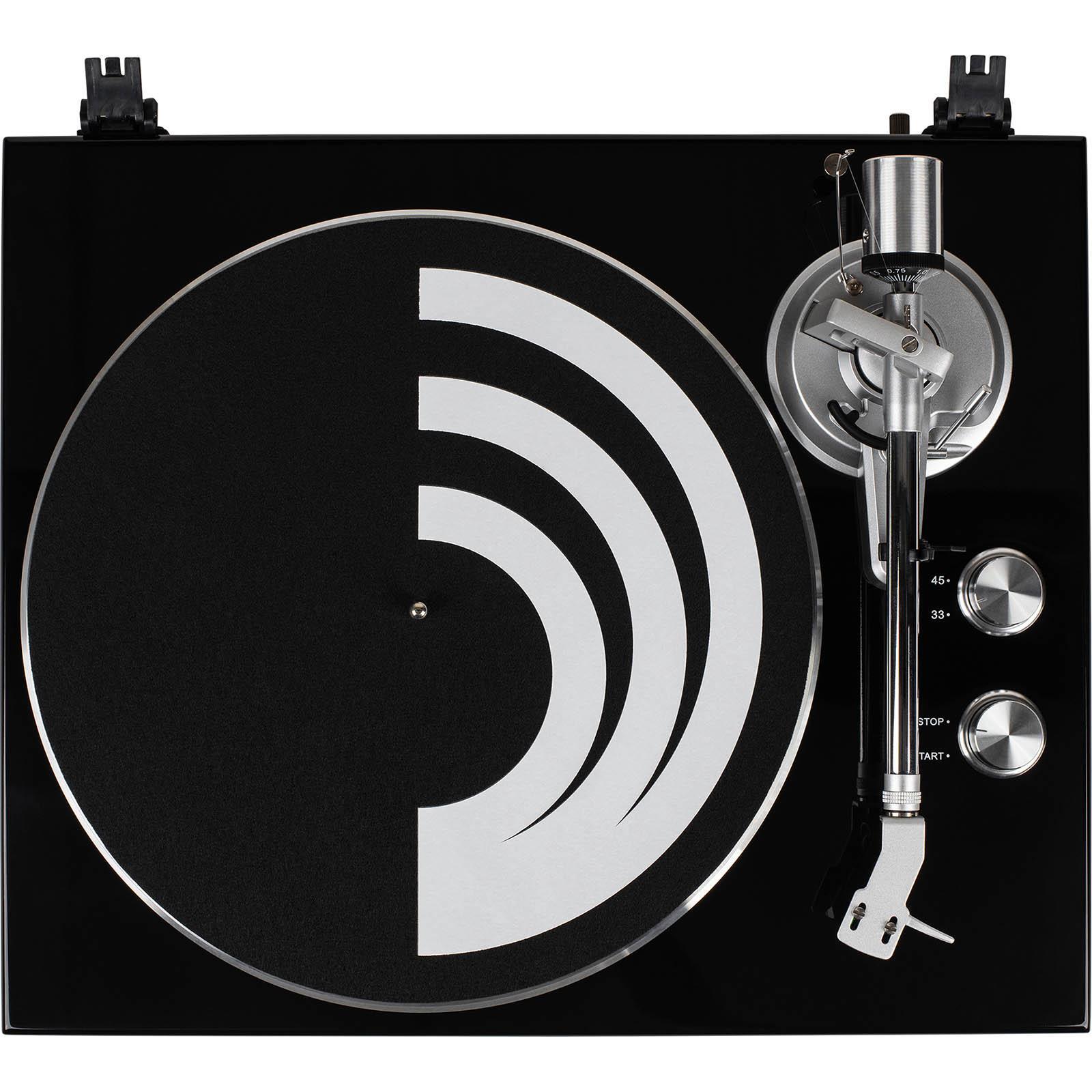 Dayton Audio TT-1BTB Belt Drive Turntable with USB, Bluetooth,Audio Technica AT-