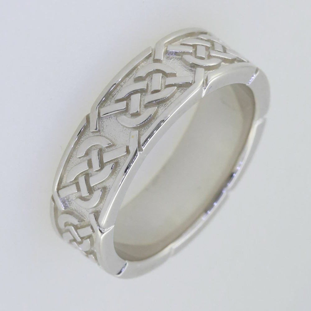 Sterling Silver 6 mm Celtic Knot Band Ring