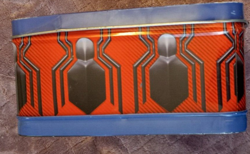 Marvel Spider-Man Embossed Metal Lunch Box 2017