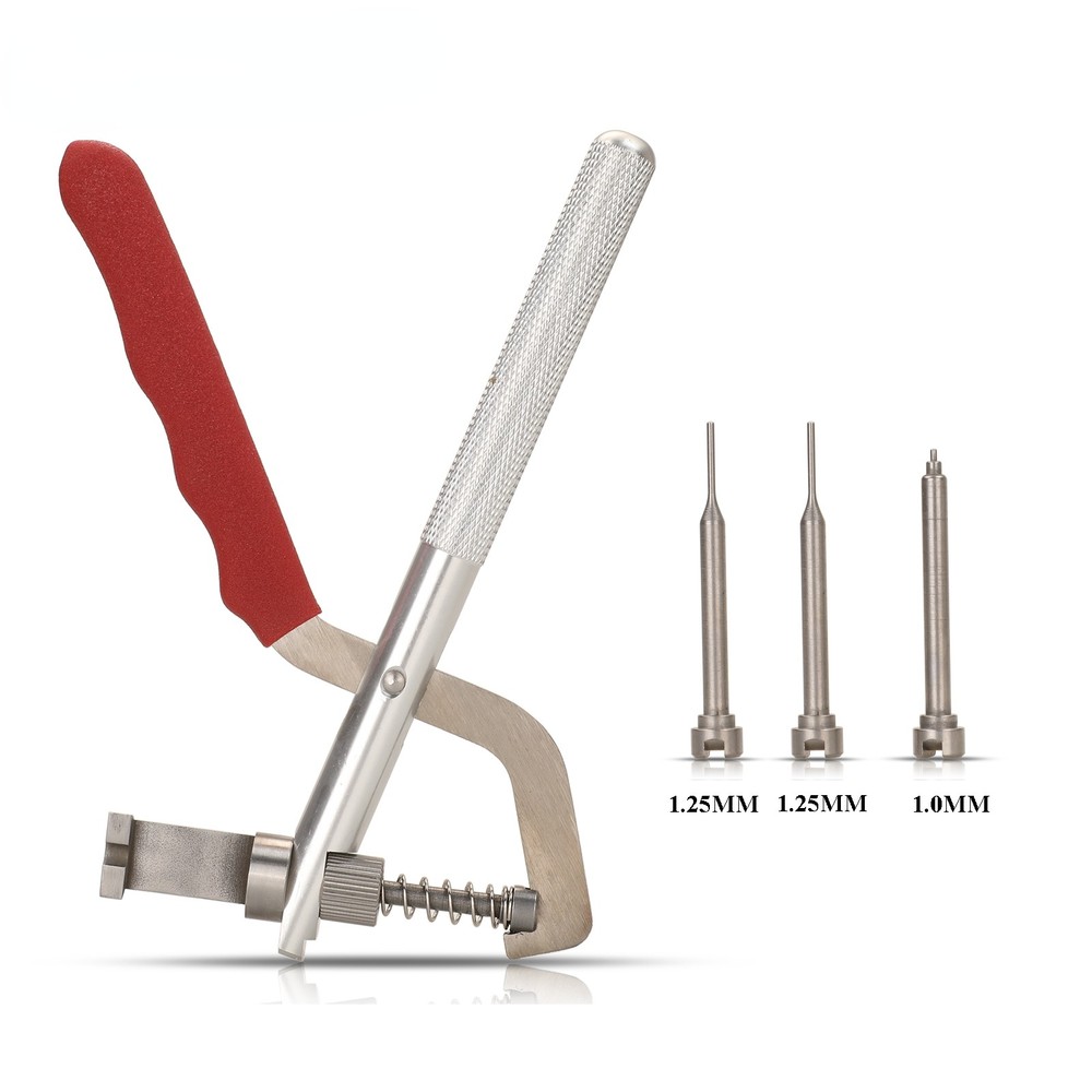 Folding Key Split Pin Clamp Pliers Flip Blade Remover Tool