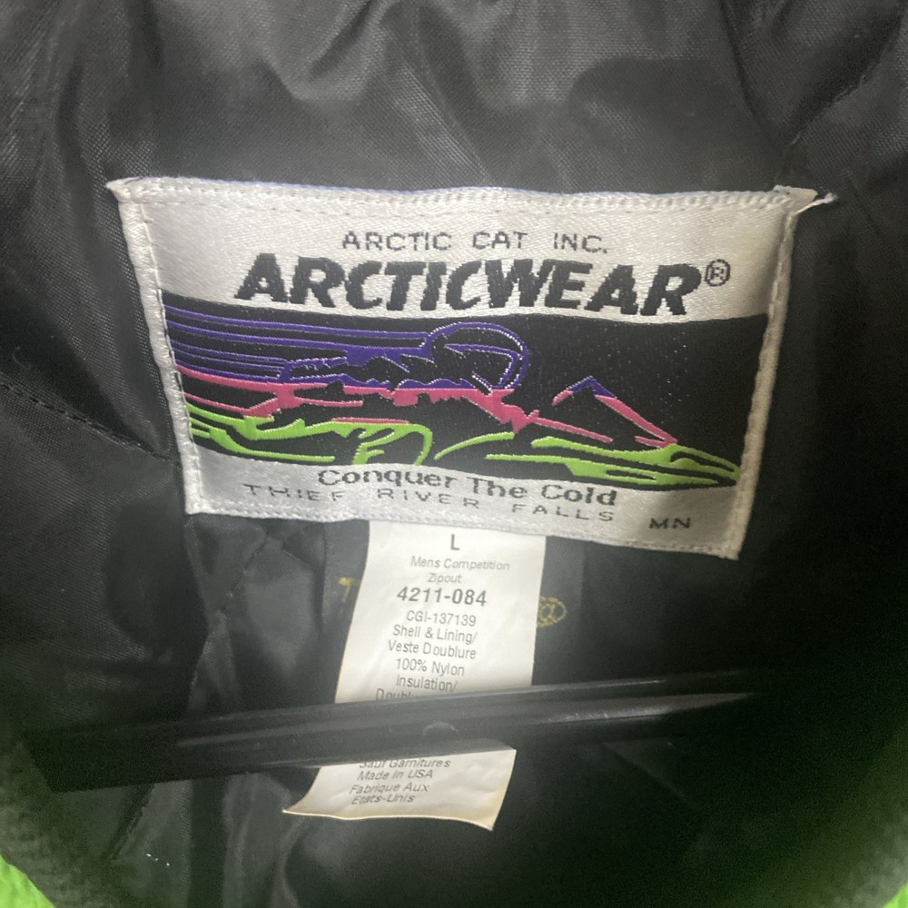 team arctic 4211-084 sz large jacket-liner