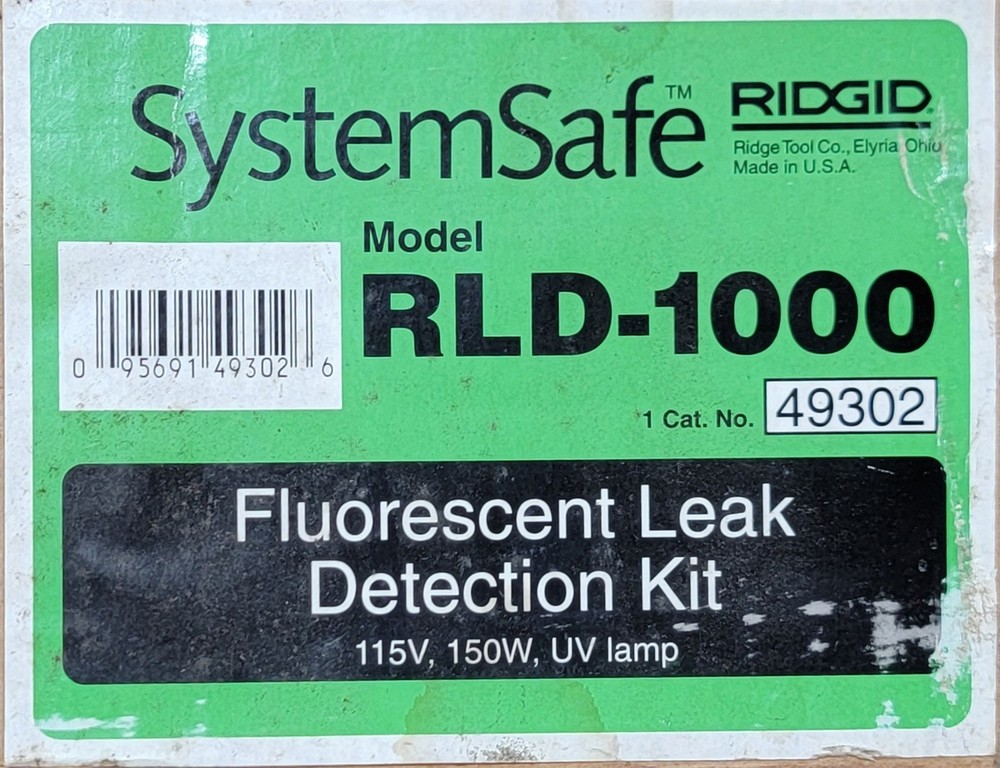 SystemSafe RLD-1000 Fluorescent Leak Detection Kit