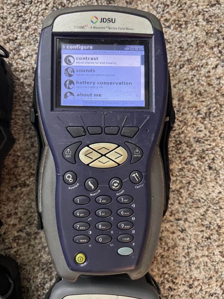 JDSU DSAM-6000 XT Cable Tester 6000B with Battery - READ DESCRIPTION
