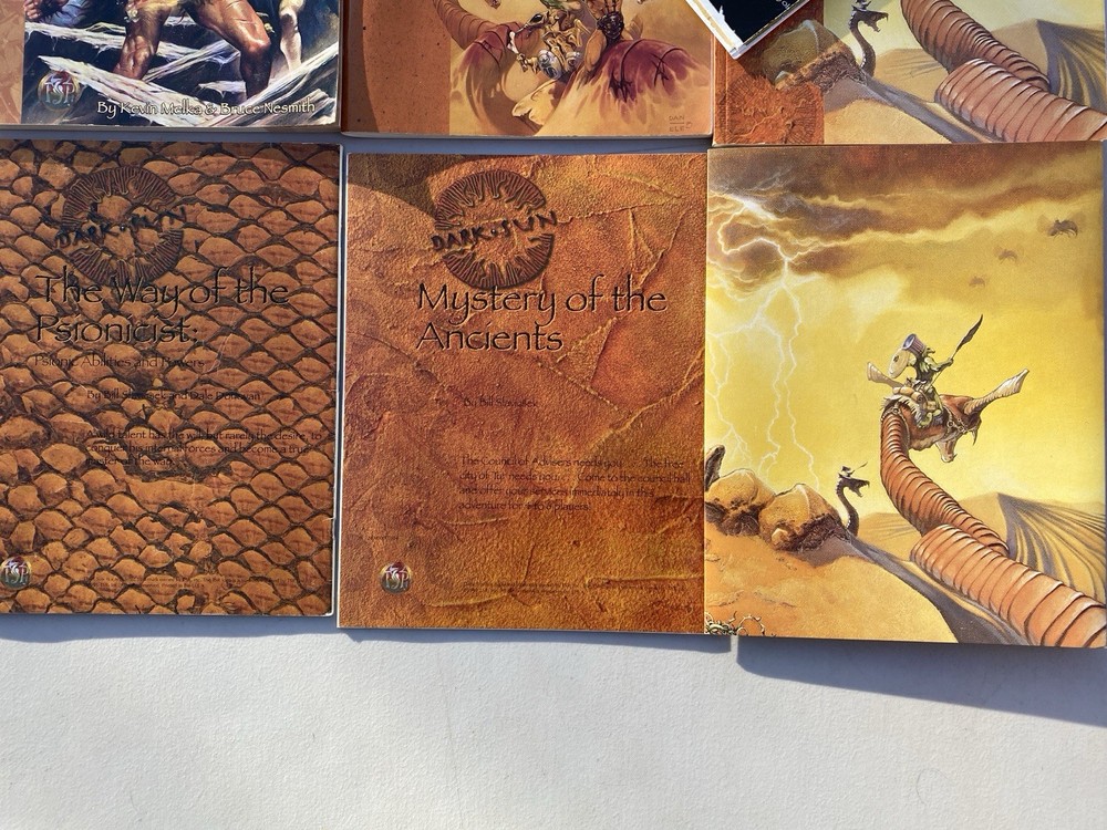 Dark Sun Campaign Setting Expanded Box Set Dungeons & Dragons TSR Psionics