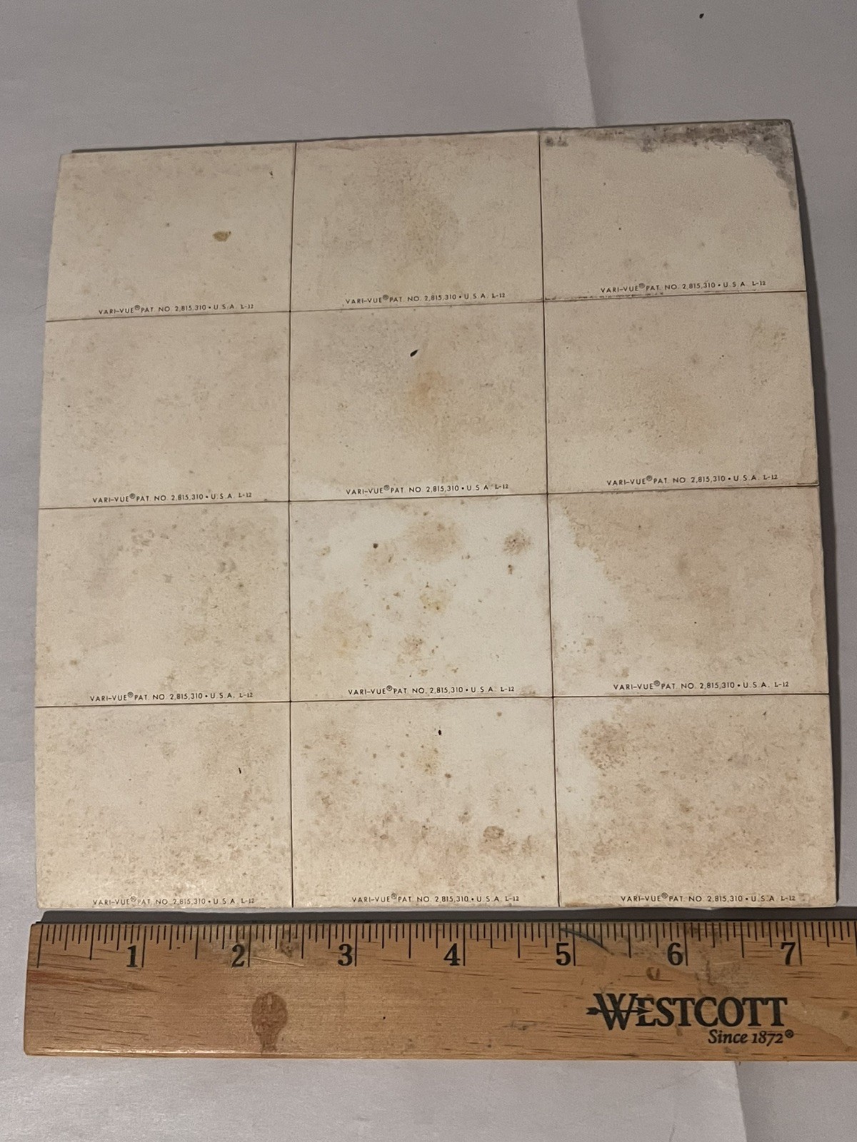 1950s Vari-Vue Baseball Player Lenticular Flicker Cards Uncut Sheet of 12