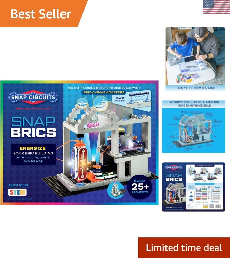 Ultimate BRIC Exploration Kit – Build 20+ Engineering Projects Safely & Easily