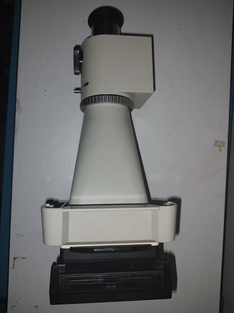 Nikon PFX 4X Microscope Shutter Format Adapter w/ Built-In Polaroid Camera