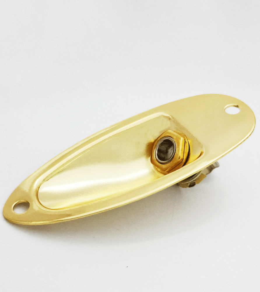 Output Jack Plat Socket with Screws Boat Style Compatible Strat Style Eelectric
